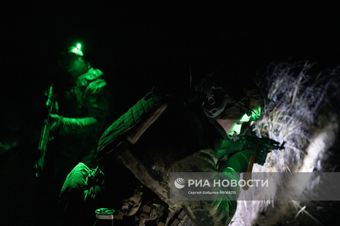 Боевое слаживание военнослужащих спецназа "Ахмат"