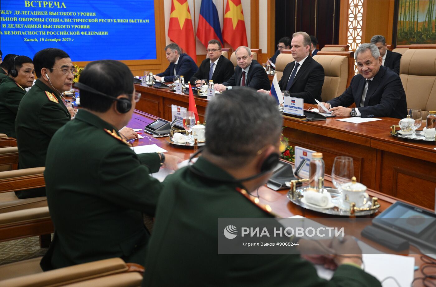 Визит секретаря Совета безопасности РФ Сергея Шойгу во Вьетнам