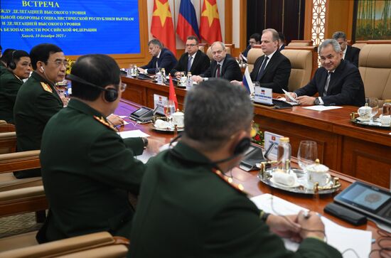 Визит секретаря Совета безопасности РФ Сергея Шойгу во Вьетнам