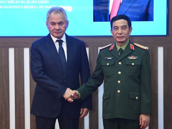 Визит секретаря Совета безопасности РФ Сергея Шойгу во Вьетнам
