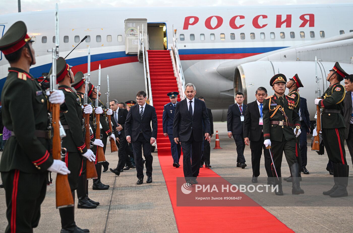 Визит секретаря Совета безопасности РФ Сергея Шойгу в Лаос