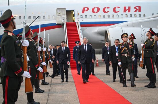 Визит секретаря Совета безопасности РФ Сергея Шойгу в Лаос