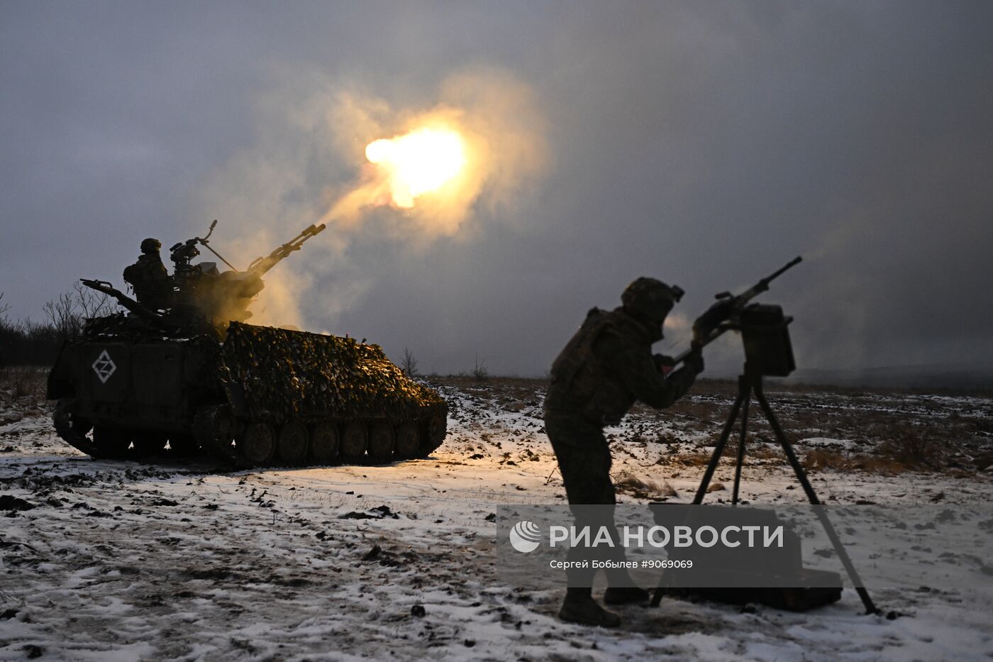 Пункт воздушного наблюдения 169-й мотострелковой бригады на Краснолиманском направлении