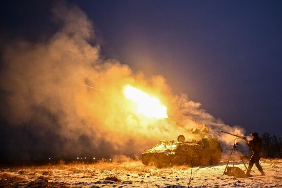 Пункт воздушного наблюдения 169-й мотострелковой бригады на Краснолиманском направлении