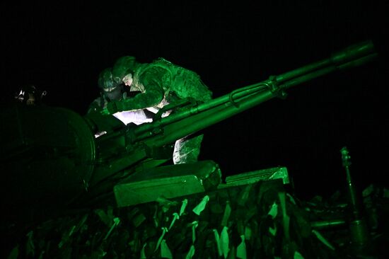 Пункт воздушного наблюдения 169-й мотострелковой бригады на Краснолиманском направлении