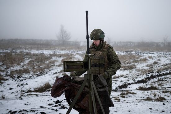 Пункт воздушного наблюдения 169-й мотострелковой бригады на Краснолиманском направлении
