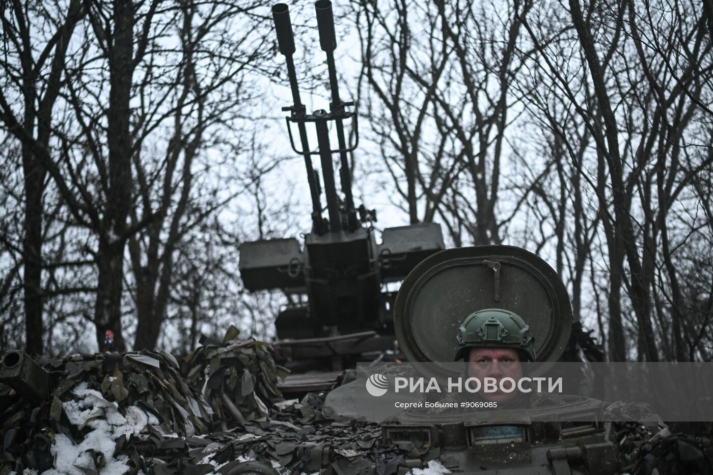Пункт воздушного наблюдения 169-й мотострелковой бригады на Краснолиманском направлении