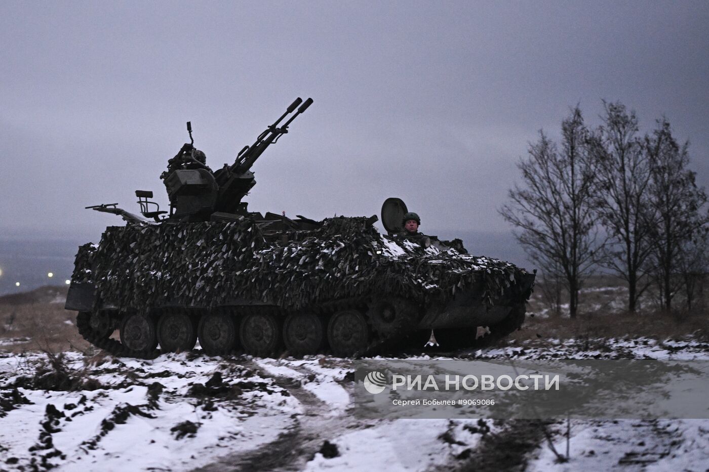 Пункт воздушного наблюдения 169-й мотострелковой бригады на Краснолиманском направлении