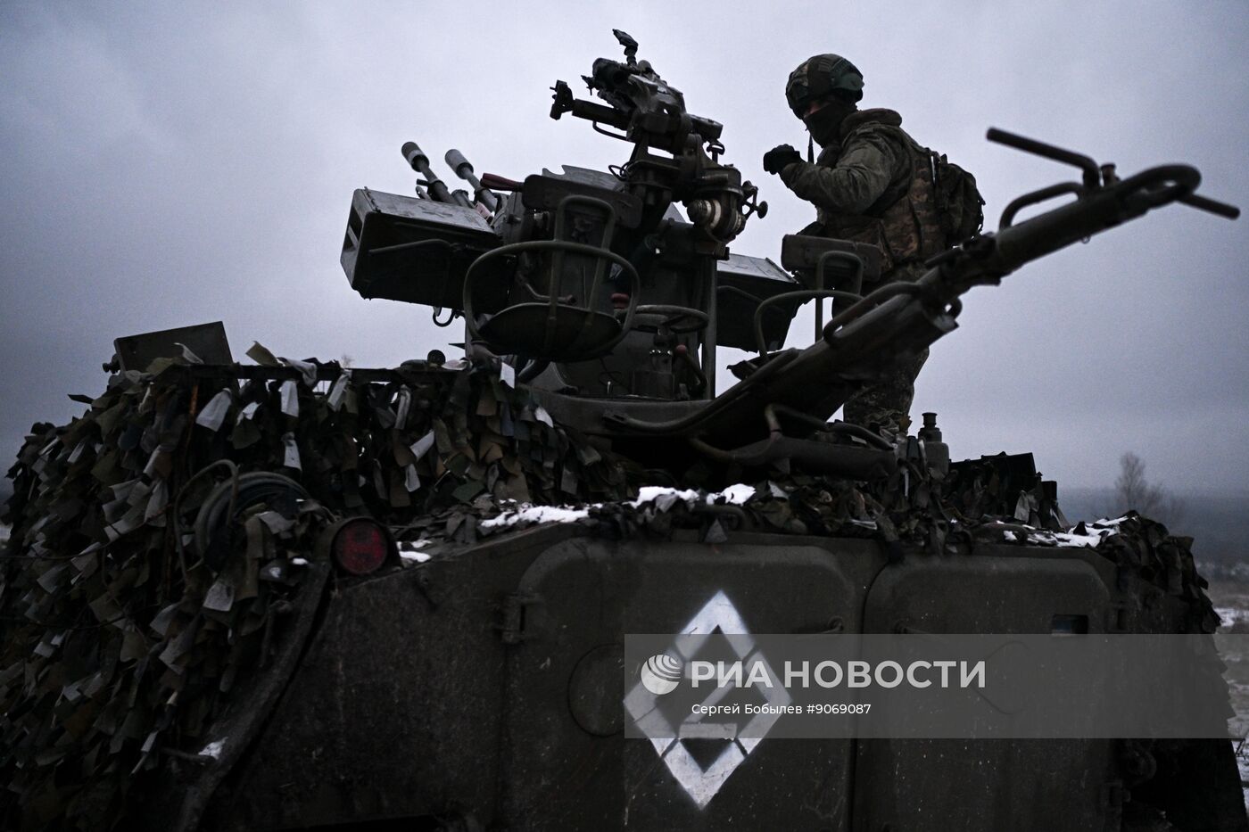 Пункт воздушного наблюдения 169-й мотострелковой бригады на Краснолиманском направлении