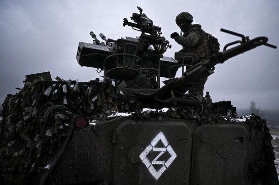 Пункт воздушного наблюдения 169-й мотострелковой бригады на Краснолиманском направлении