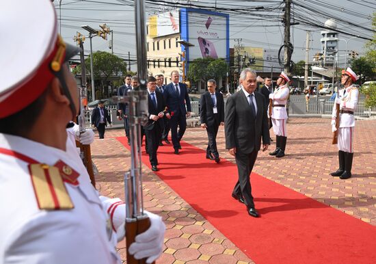 Визит секретаря Совета безопасности РФ Сергея Шойгу в Лаос