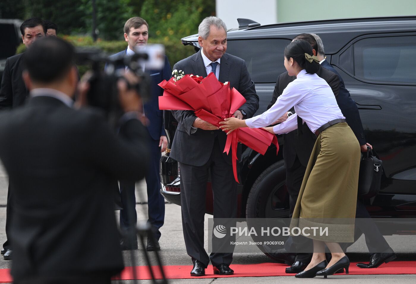 Визит секретаря Совета безопасности РФ Сергея Шойгу в Лаос