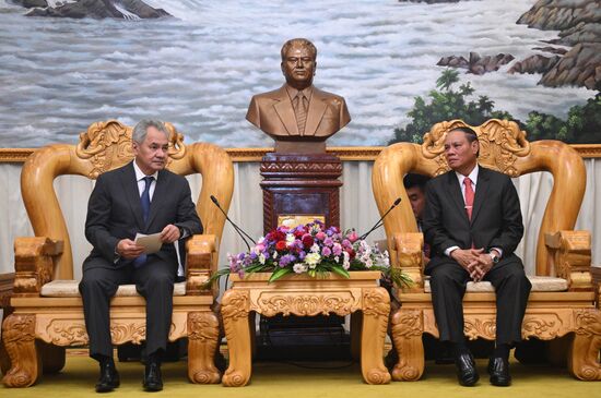 Визит секретаря Совета безопасности РФ Сергея Шойгу в Лаос