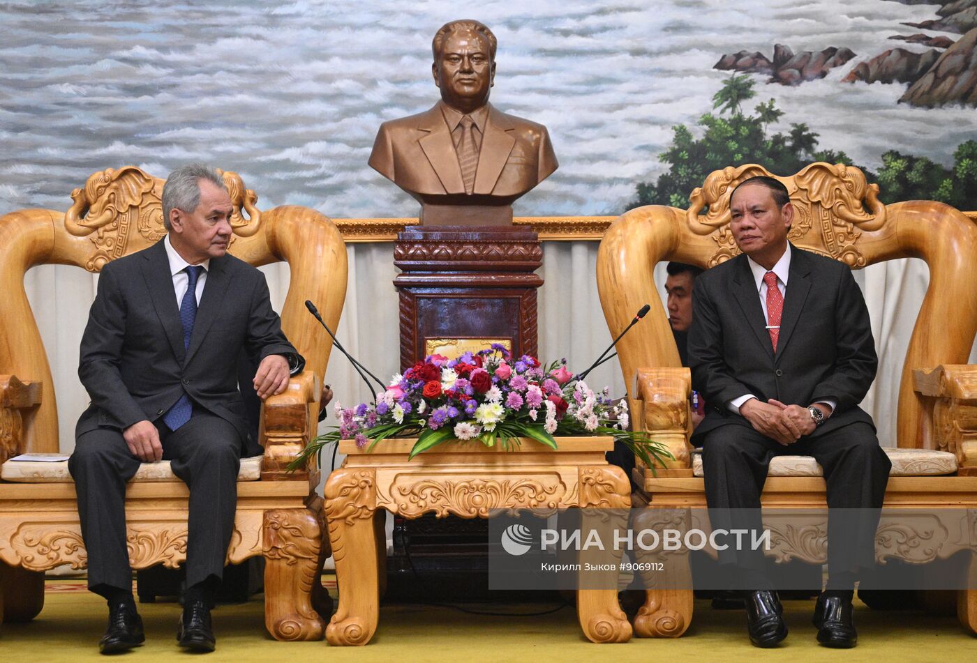 Визит секретаря Совета безопасности РФ Сергея Шойгу в Лаос