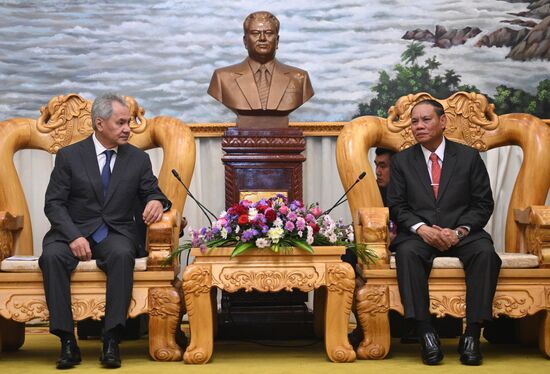 Визит секретаря Совета безопасности РФ Сергея Шойгу в Лаос