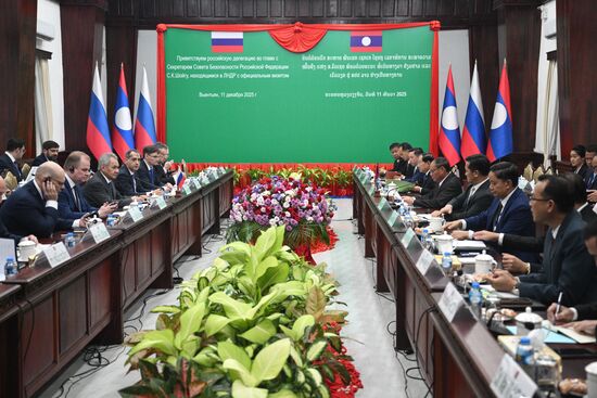 Визит секретаря Совета безопасности РФ Сергея Шойгу в Лаос