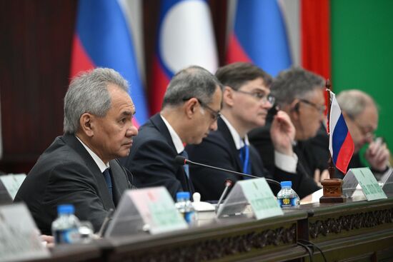 Визит секретаря Совета безопасности РФ Сергея Шойгу в Лаос