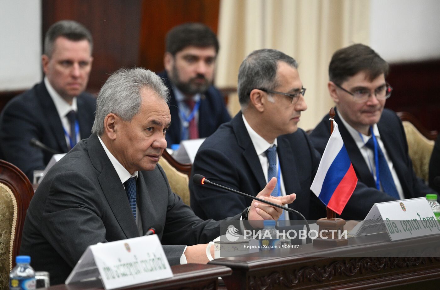 Визит секретаря Совета безопасности РФ Сергея Шойгу в Лаос