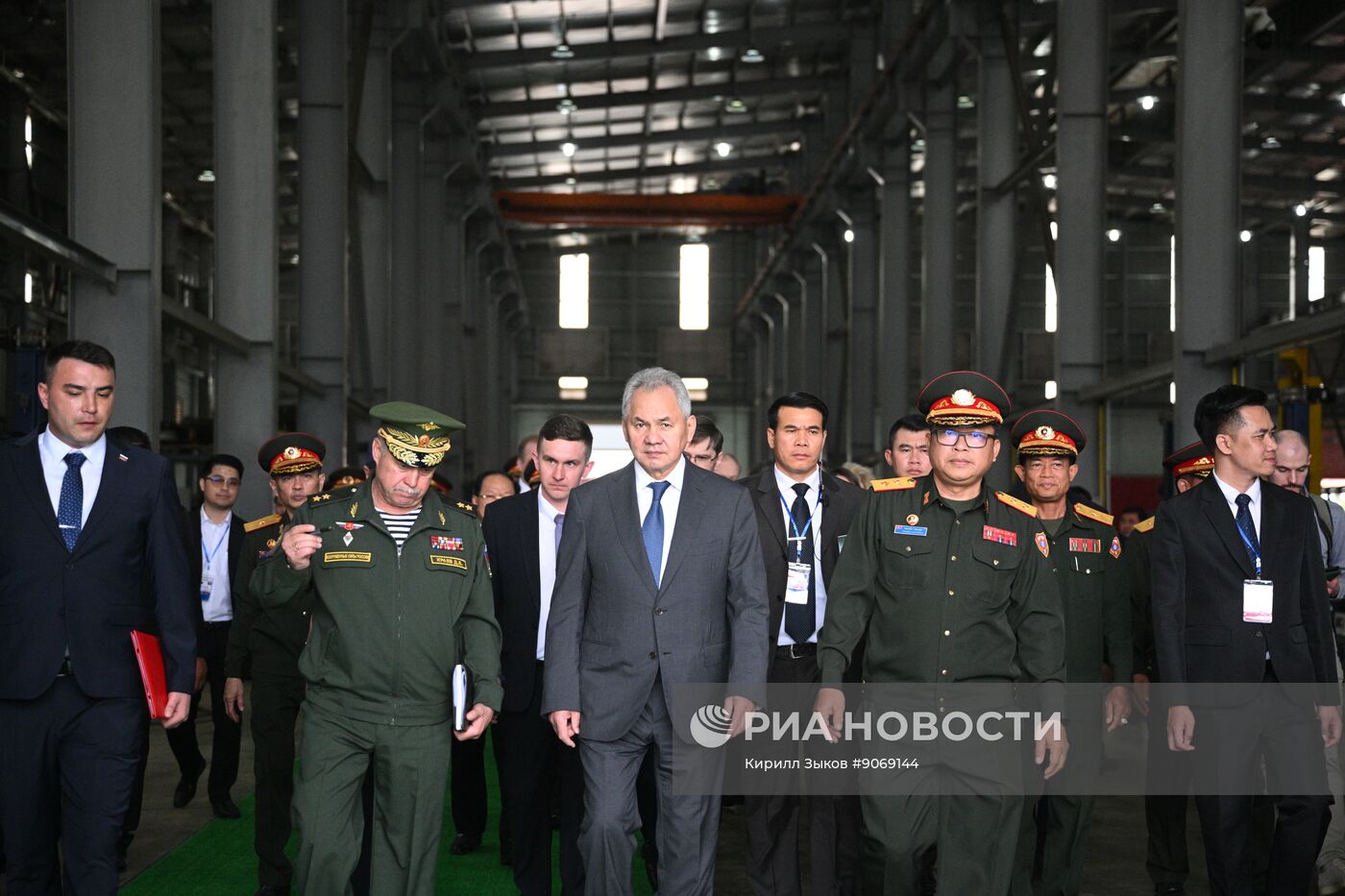 Визит секретаря Совета безопасности РФ Сергея Шойгу в Лаос