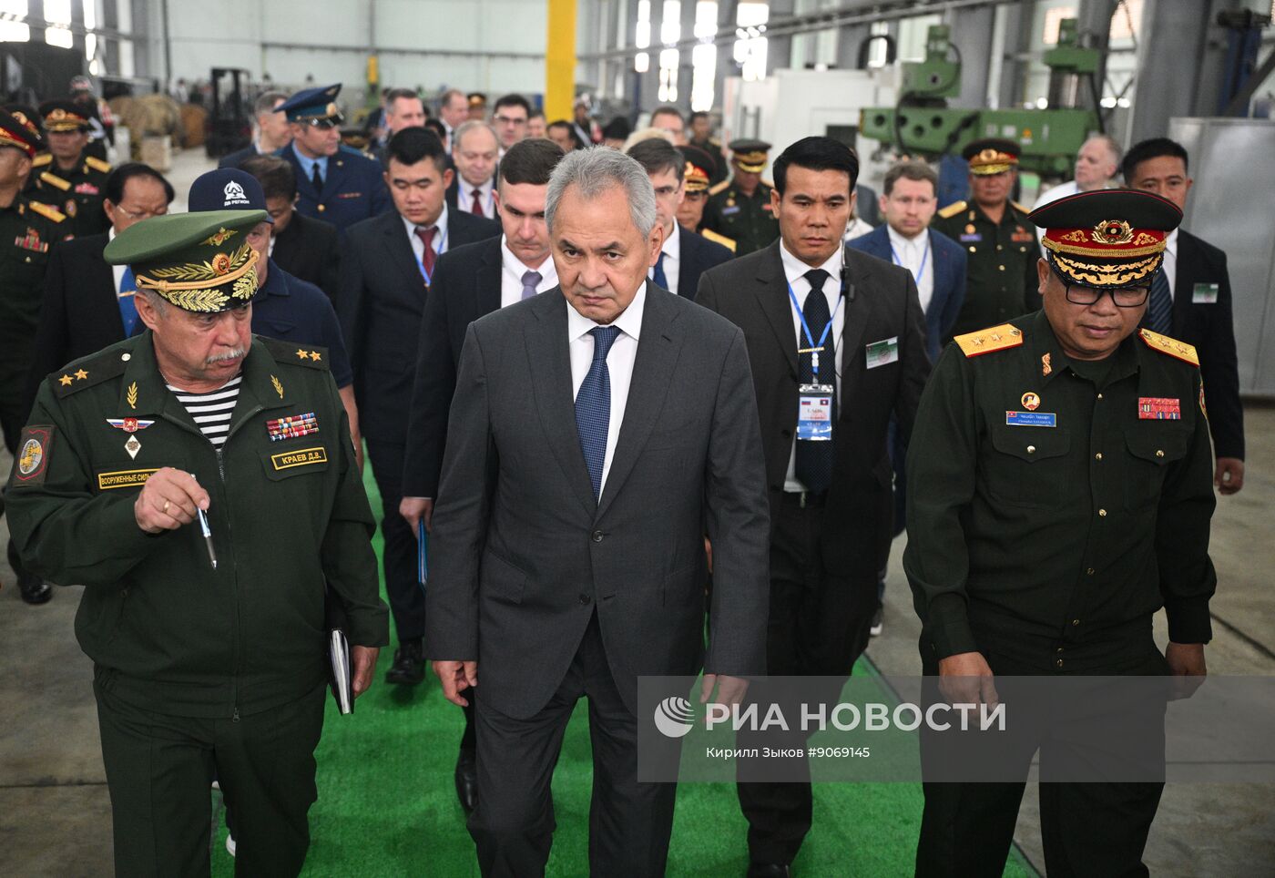 Визит секретаря Совета безопасности РФ Сергея Шойгу в Лаос