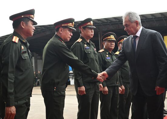 Визит секретаря Совета безопасности РФ Сергея Шойгу в Лаос