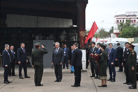 Визит секретаря Совета безопасности РФ Сергея Шойгу в Лаос