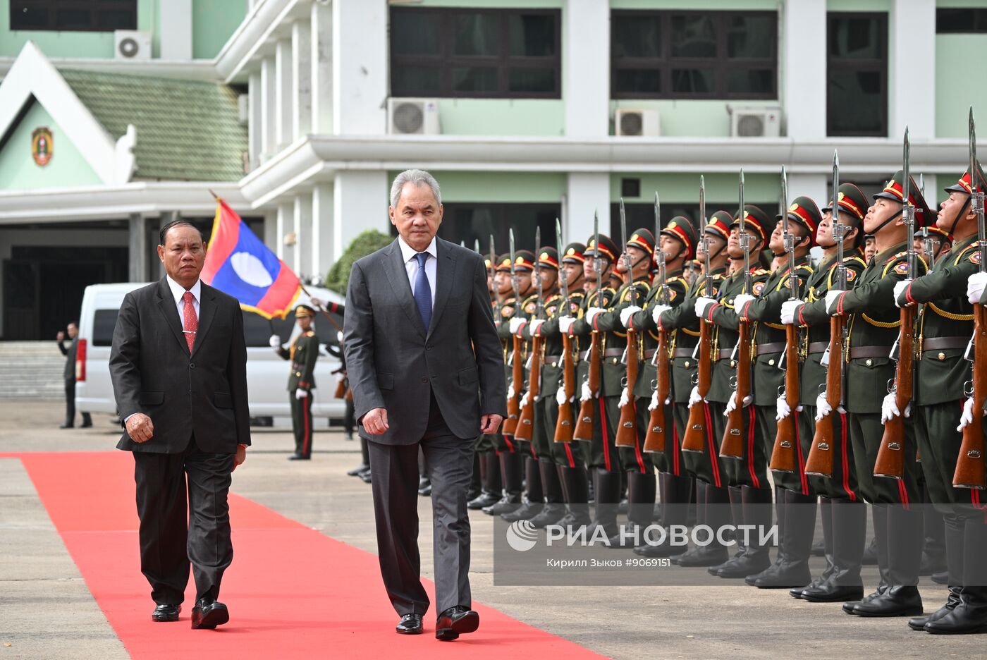 Визит секретаря Совета безопасности РФ Сергея Шойгу в Лаос