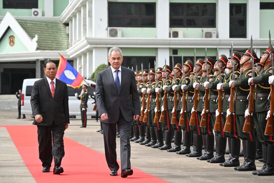 Визит секретаря Совета безопасности РФ Сергея Шойгу в Лаос