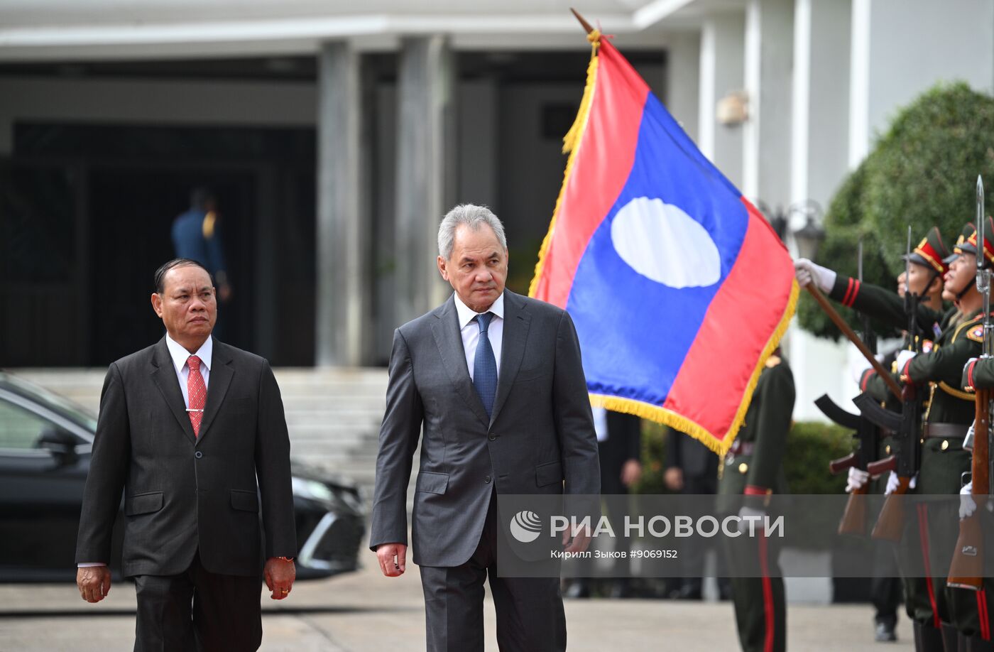 Визит секретаря Совета безопасности РФ Сергея Шойгу в Лаос