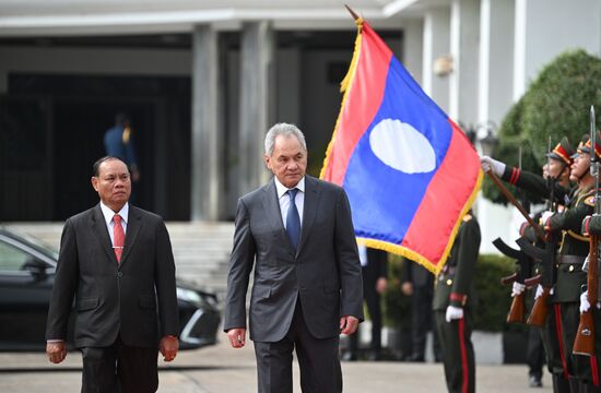 Визит секретаря Совета безопасности РФ Сергея Шойгу в Лаос