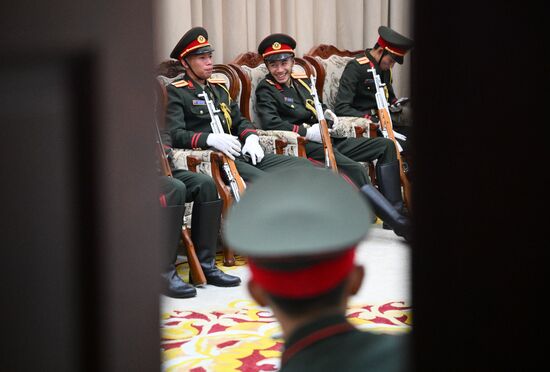 Визит секретаря Совета безопасности РФ Сергея Шойгу в Лаос