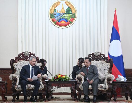 Визит секретаря Совета безопасности РФ Сергея Шойгу в Лаос