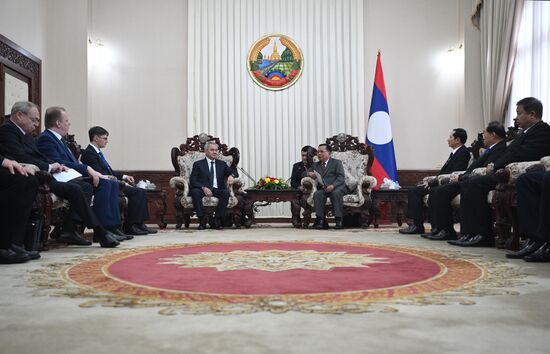Визит секретаря Совета безопасности РФ Сергея Шойгу в Лаос