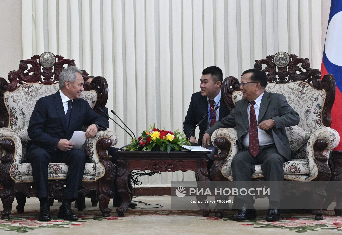 Визит секретаря Совета безопасности РФ Сергея Шойгу в Лаос