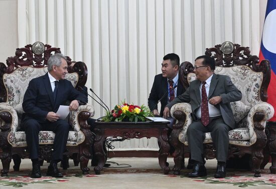 Визит секретаря Совета безопасности РФ Сергея Шойгу в Лаос