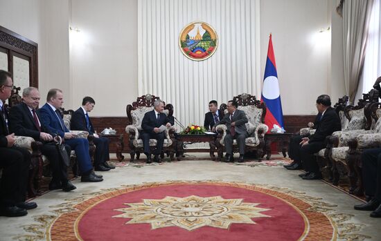 Визит секретаря Совета безопасности РФ Сергея Шойгу в Лаос