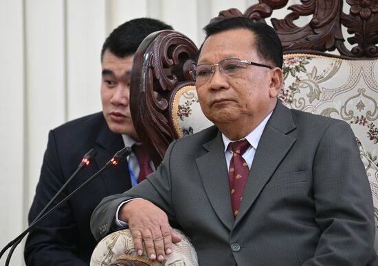 Визит секретаря Совета безопасности РФ Сергея Шойгу в Лаос