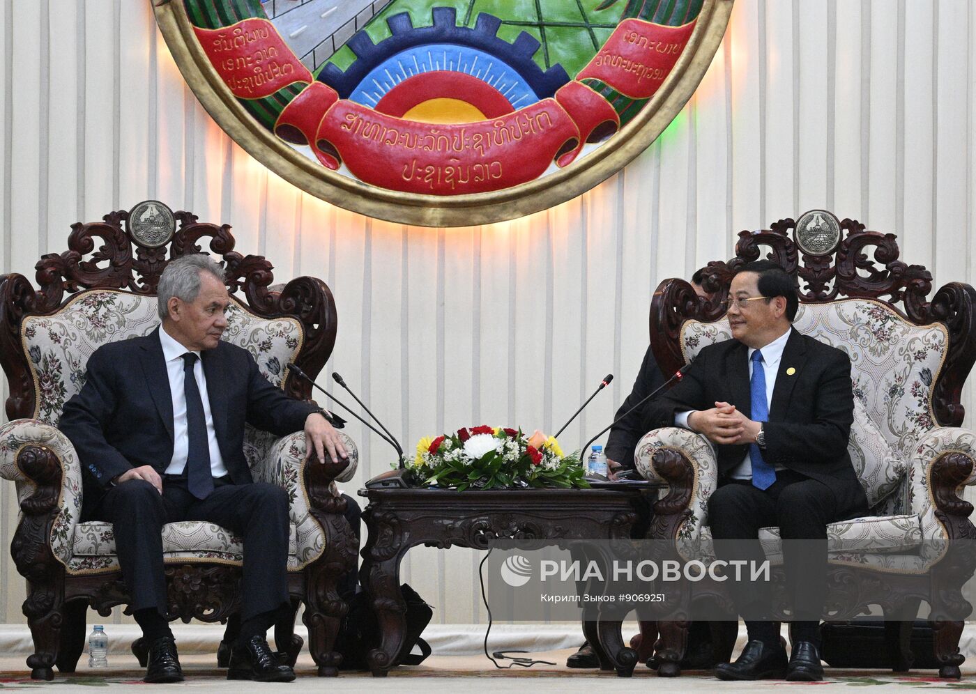 Визит секретаря Совета безопасности РФ Сергея Шойгу в Лаос