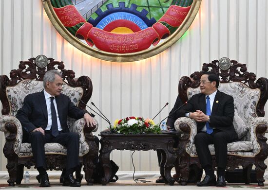 Визит секретаря Совета безопасности РФ Сергея Шойгу в Лаос