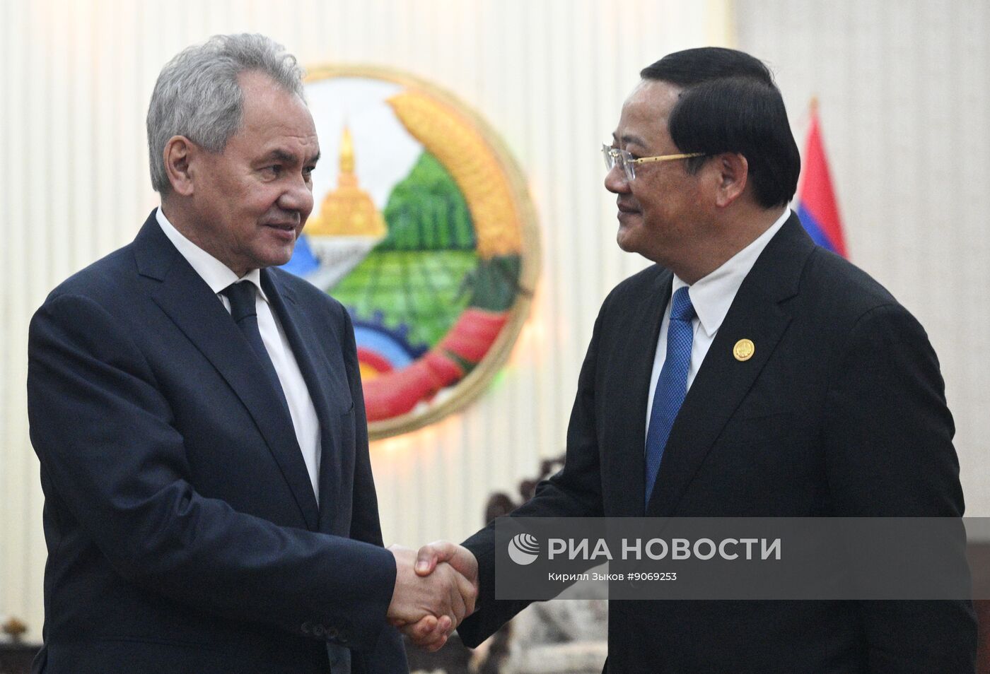 Визит секретаря Совета безопасности РФ Сергея Шойгу в Лаос