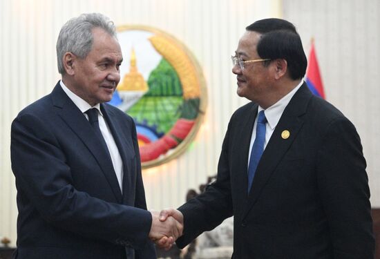 Визит секретаря Совета безопасности РФ Сергея Шойгу в Лаос