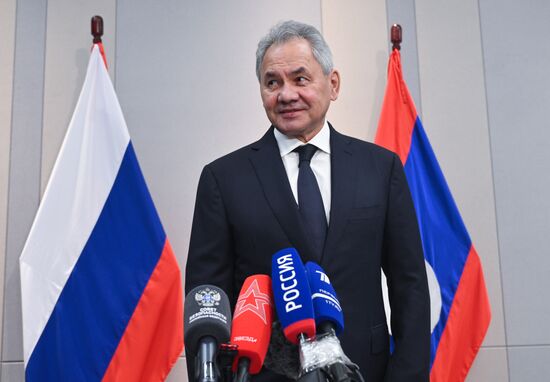 Визит секретаря Совета безопасности РФ Сергея Шойгу в Лаос