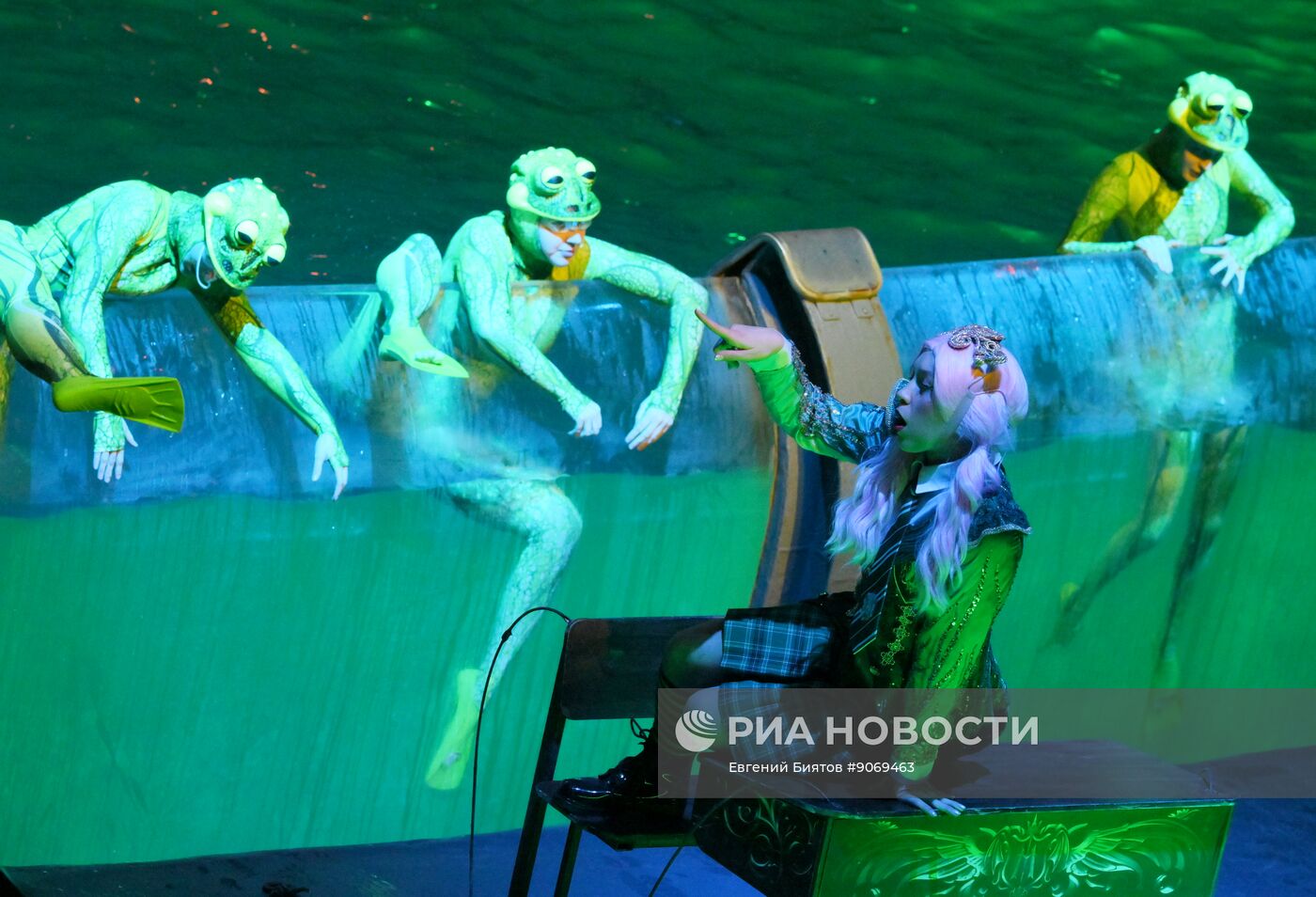 Водное шоу "Кощей" в Москвариуме на ВДНХ