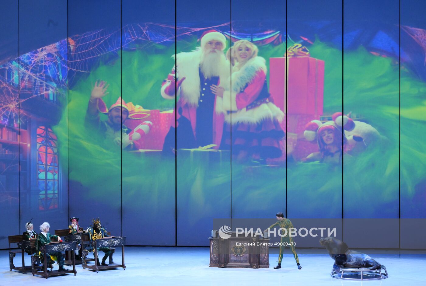 Водное шоу "Кощей" в Москвариуме на ВДНХ