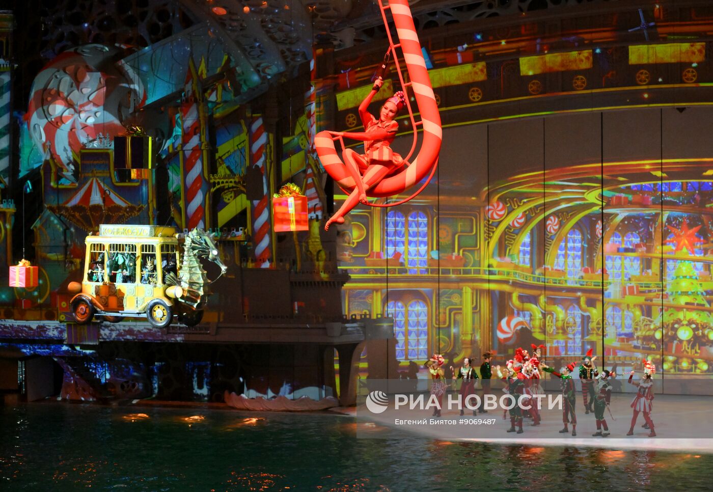 Водное шоу "Кощей" в Москвариуме на ВДНХ