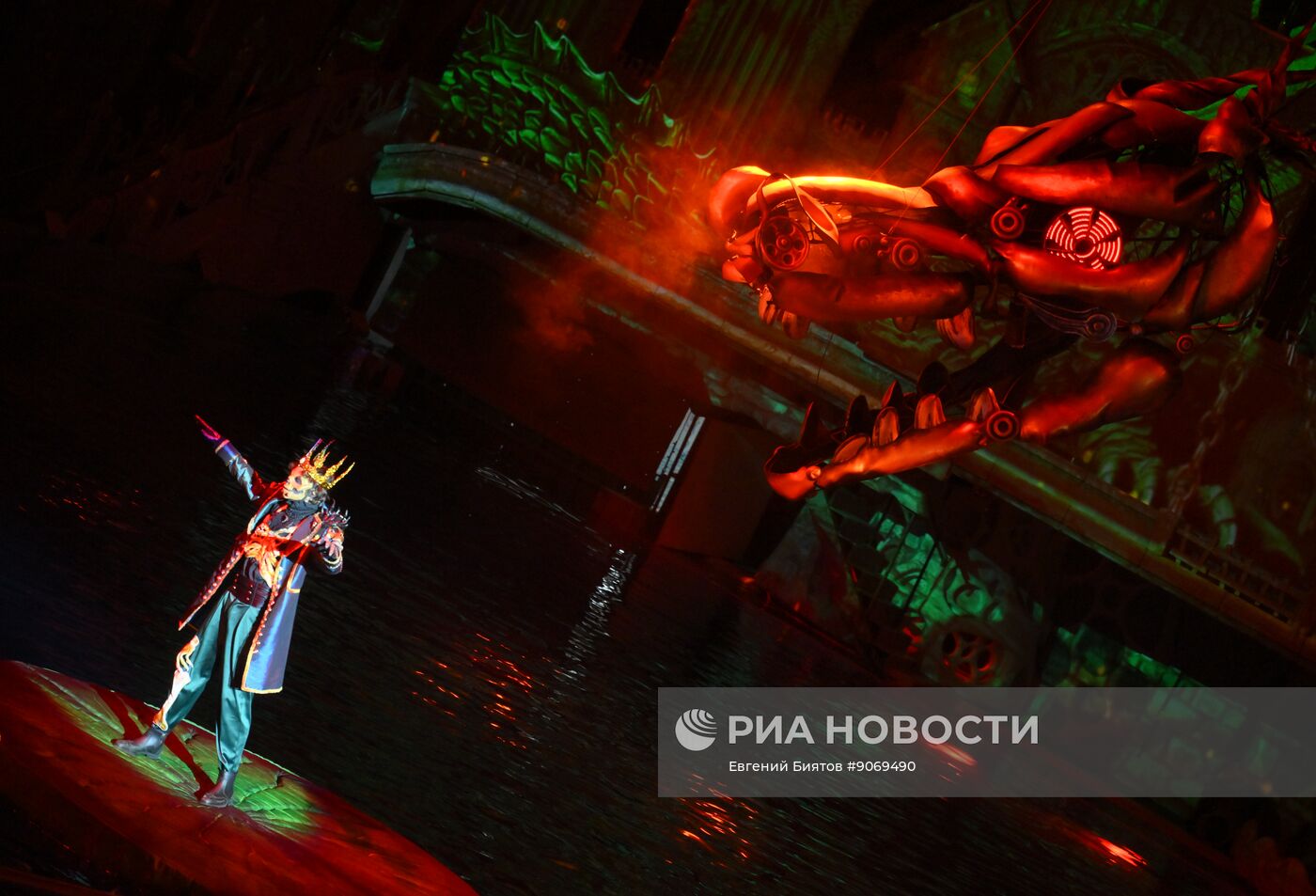 Водное шоу "Кощей" в Москвариуме на ВДНХ