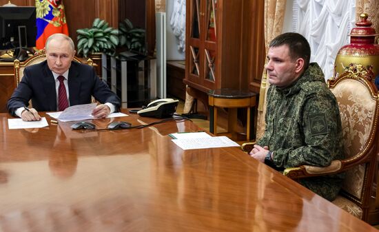 Президент Владимир Путин провел совещание по ситуации в зоне СВО