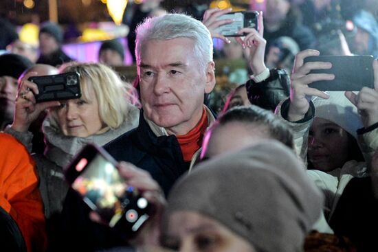 Открытие катка в "Лужниках"