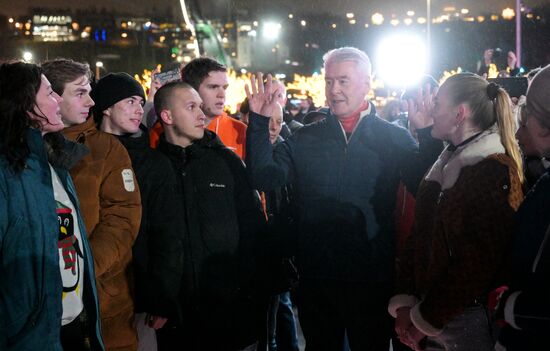 Открытие катка в "Лужниках"