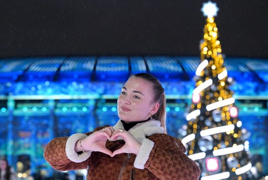 Открытие катка в "Лужниках"